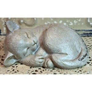 NWT Sleeping Cat Kitten Figurine "Some Things Just Fill Your Heart..."